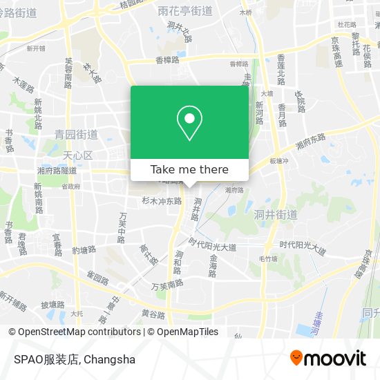 SPAO服装店 map