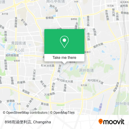 898雨涵便利店 map