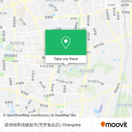 蔚然锦和连锁超市(芳芳食品店) map