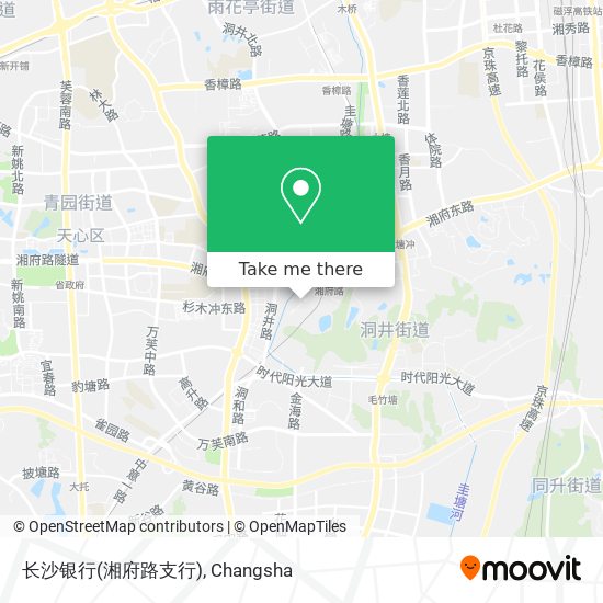 长沙银行(湘府路支行) map