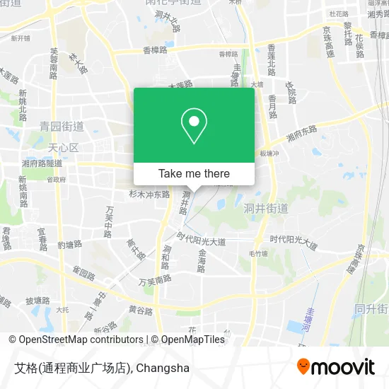 艾格(通程商业广场店) map