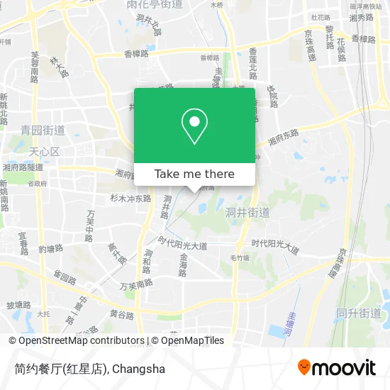 简约餐厅(红星店) map