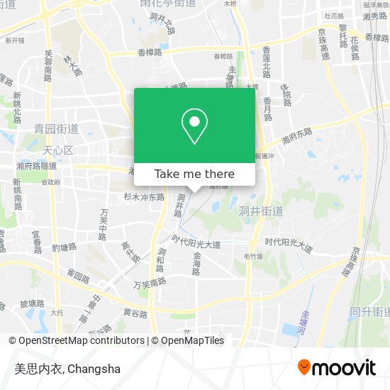 美思内衣 map