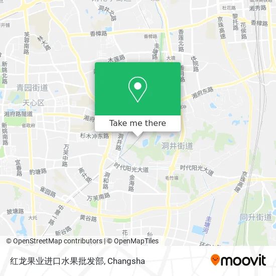红龙果业进口水果批发部 map