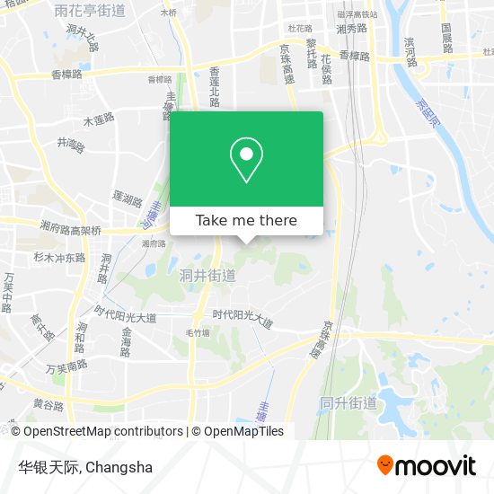 华银天际 map