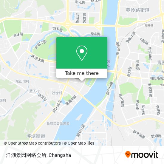 洋湖景园网络会所 map