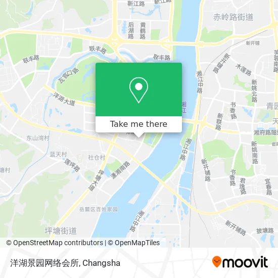 洋湖景园网络会所 map