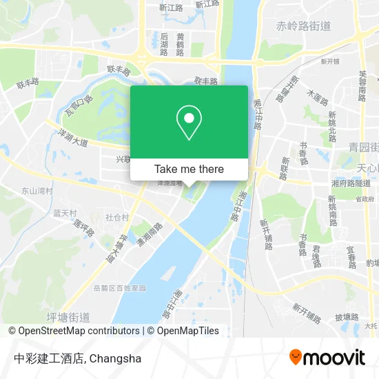 中彩建工酒店 map
