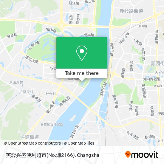 芙蓉兴盛便利超市(No.湘2166) map