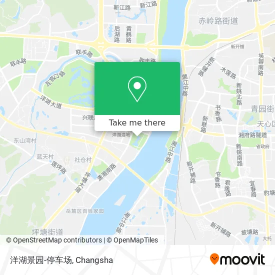 洋湖景园-停车场 map