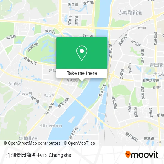 洋湖景园商务中心 map