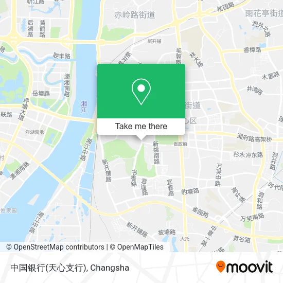 中国银行(天心支行) map