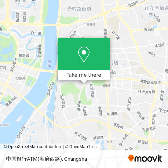 中国银行ATM(湘府西路) map