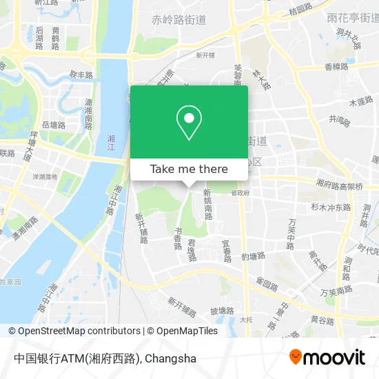 中国银行ATM(湘府西路) map