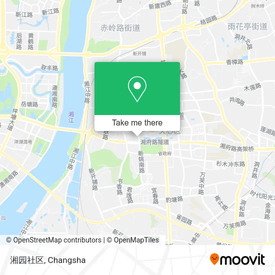 湘园社区 map