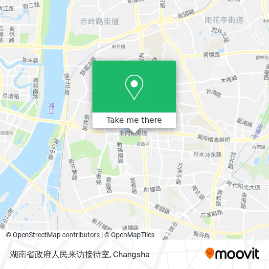 湖南省政府人民来访接待室 map