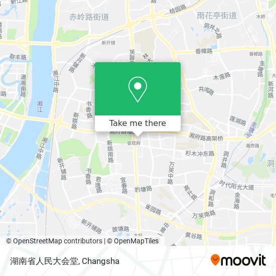 湖南省人民大会堂 map