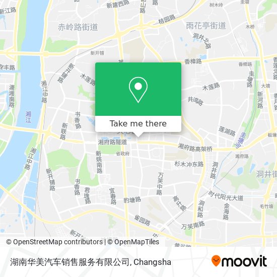 湖南华美汽车销售服务有限公司 map