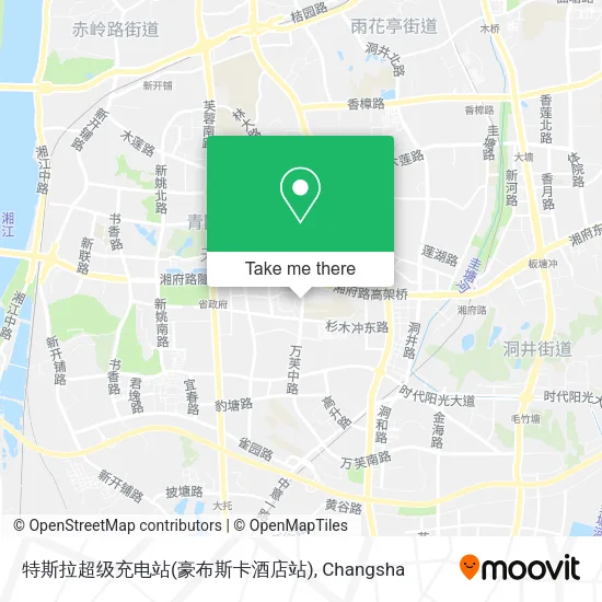 特斯拉超级充电站(豪布斯卡酒店站) map