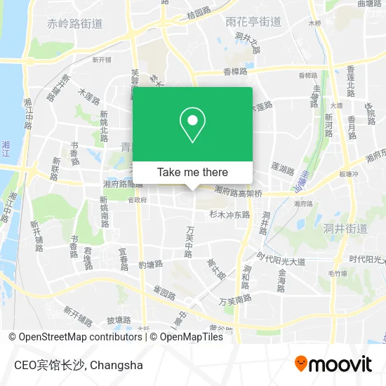 CEO宾馆长沙 map