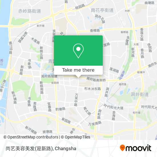 尚艺美容美发(迎新路) map