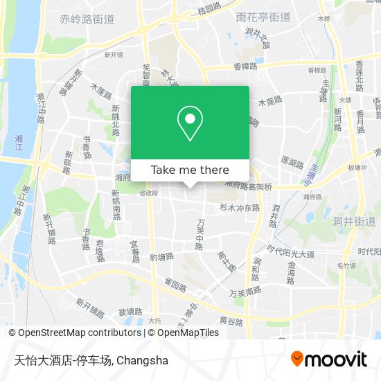 天怡大酒店-停车场 map