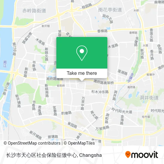 长沙市天心区社会保险征缴中心 map