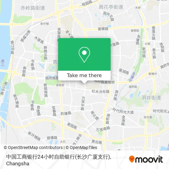 中国工商银行24小时自助银行(长沙广厦支行) map