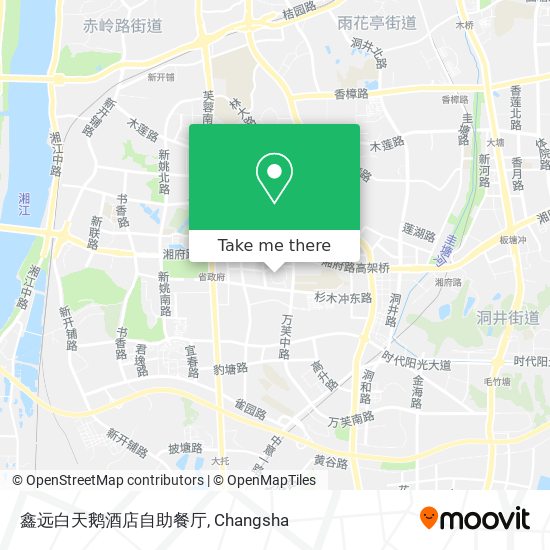 鑫远白天鹅酒店自助餐厅 map