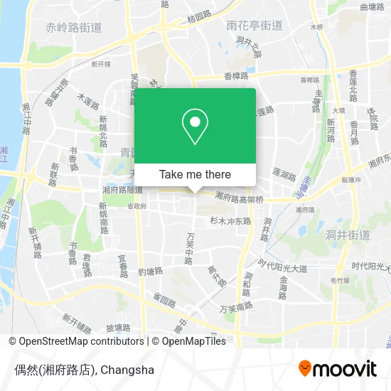 偶然(湘府路店) map