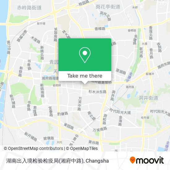 湖南出入境检验检疫局(湘府中路) map