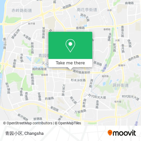 青园小区 map