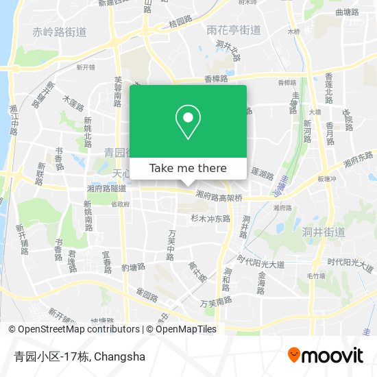 青园小区-17栋 map