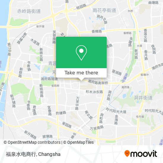 福泉水电商行 map