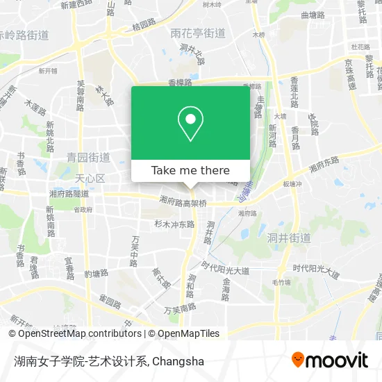 湖南女子学院-艺术设计系 map