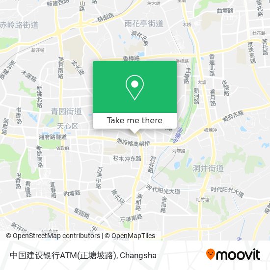 中国建设银行ATM(正塘坡路) map