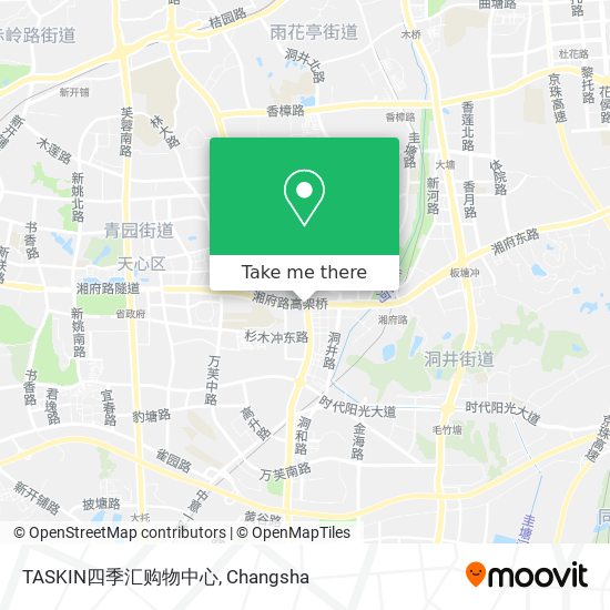TASKIN四季汇购物中心 map