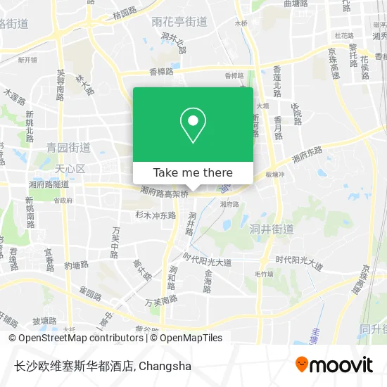 长沙欧维塞斯华都酒店 map