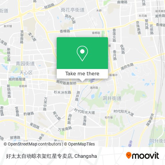 好太太自动晾衣架红星专卖店 map