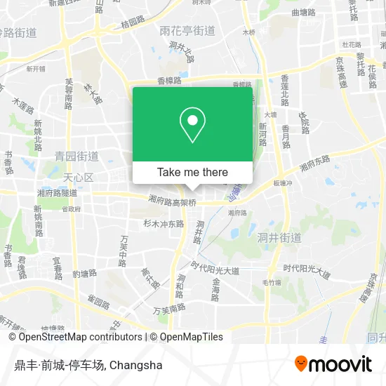 鼎丰·前城-停车场 map