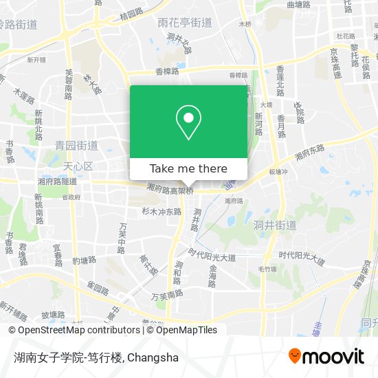 湖南女子学院-笃行楼 map