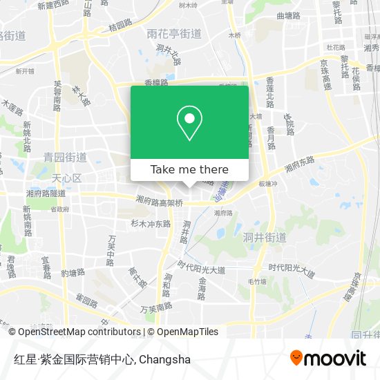 红星·紫金国际营销中心 map