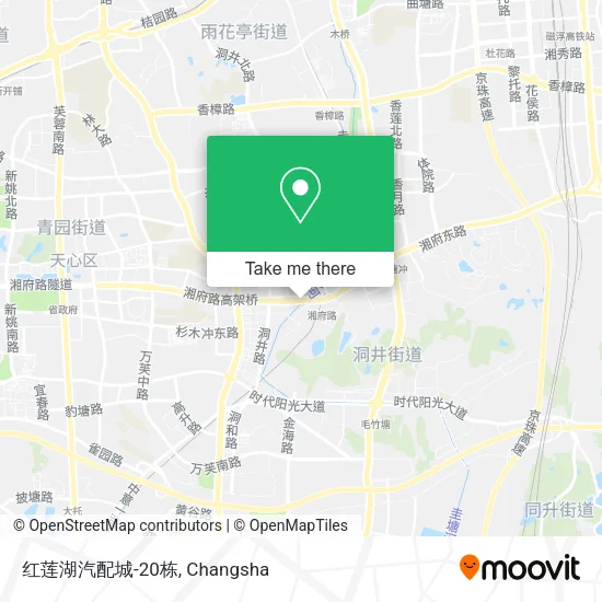 红莲湖汽配城-20栋 map