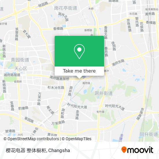 樱花电器 整体橱柜 map