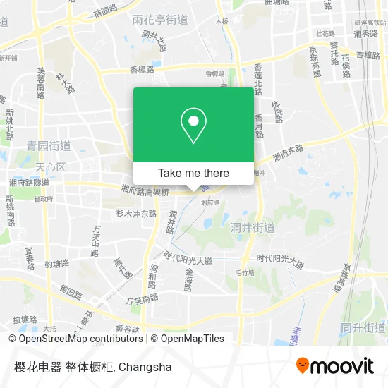 樱花电器 整体橱柜 map