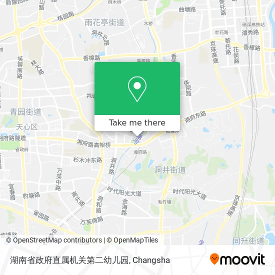湖南省政府直属机关第二幼儿园 map