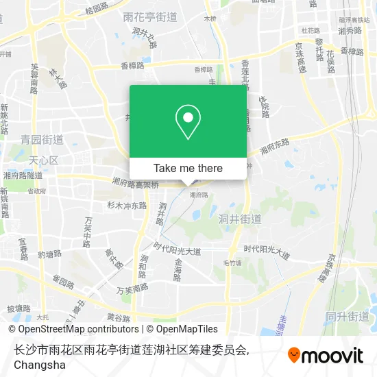 长沙市雨花区雨花亭街道莲湖社区筹建委员会 map