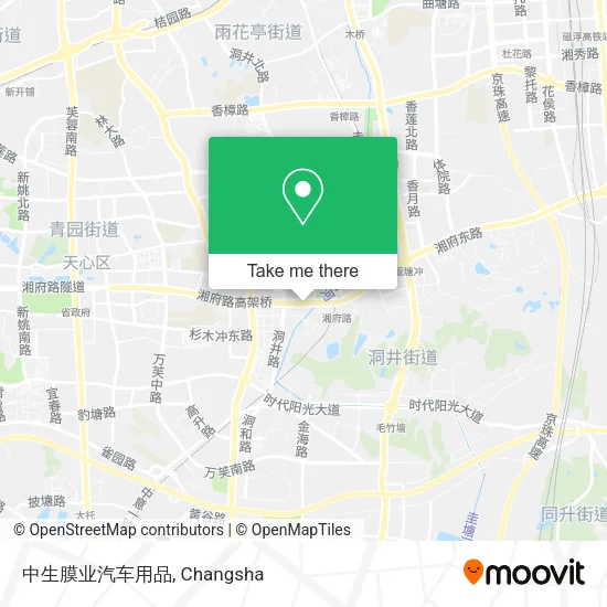 中生膜业汽车用品 map
