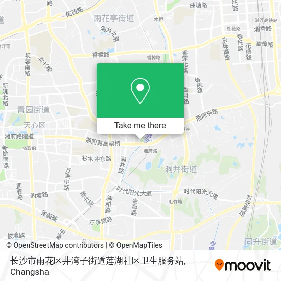 长沙市雨花区井湾子街道莲湖社区卫生服务站 map