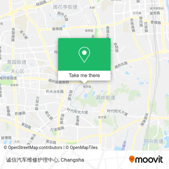 诚信汽车维修护理中心 map